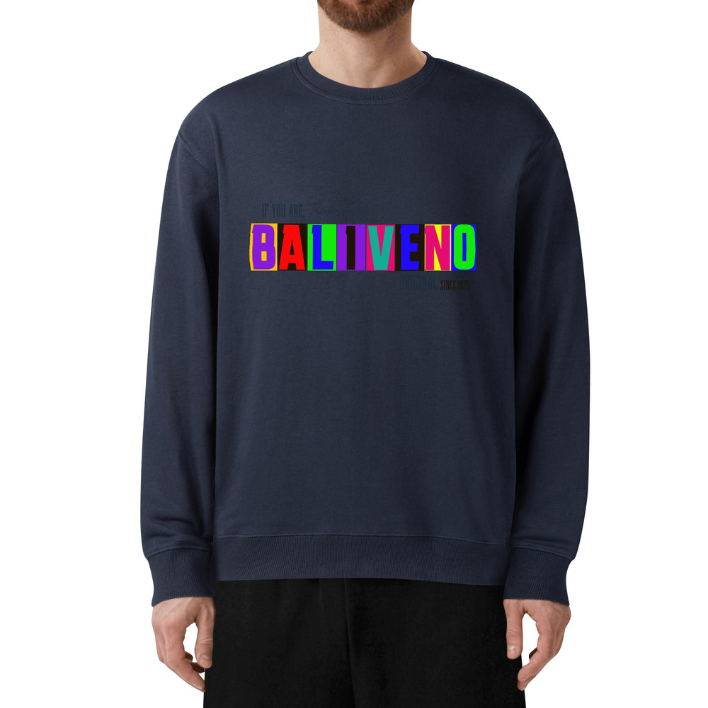 Baliveno Front & Back Printing Unisex Cotton Sweatshirt for all luxury  fashion enthusiast. - BALIVENO