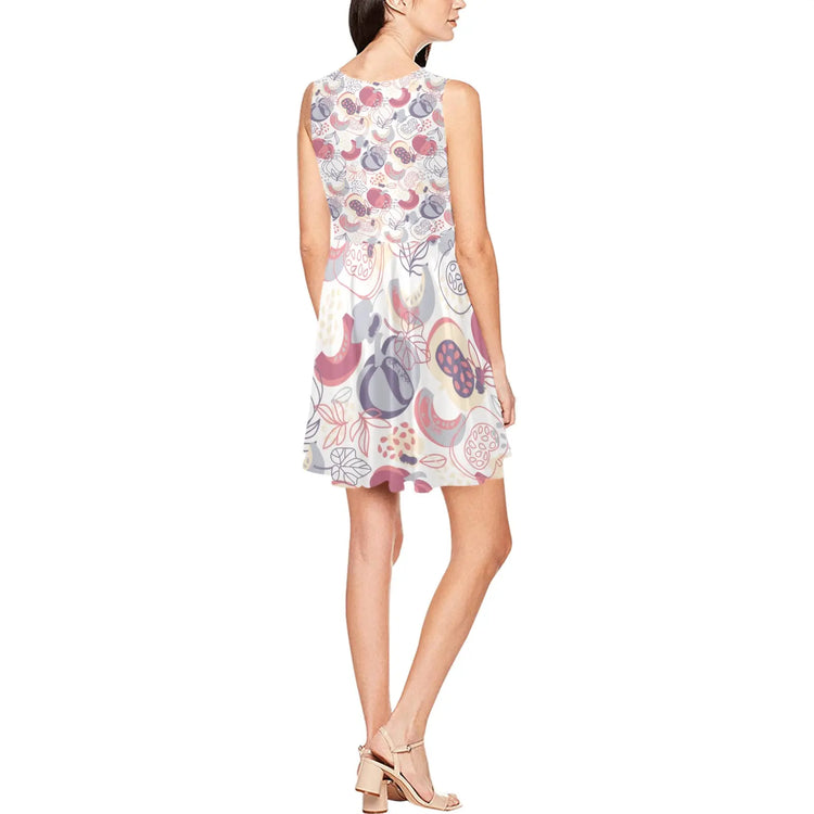 Rear view of a model wearing a women&