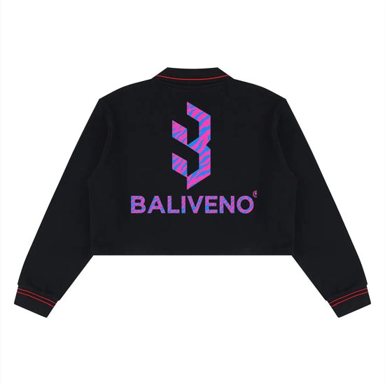 Women’s Crop Collared Sweatshirt