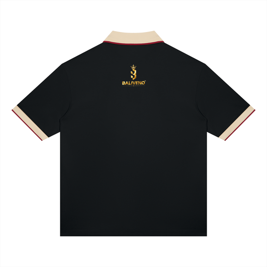 Unisex Color Block Polo Shirt
