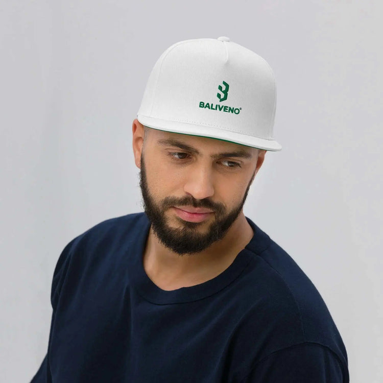 BALIVENO Noir Flat Bill Cap
