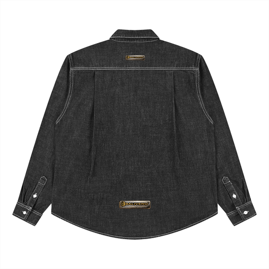 Baliveno Unisex Vintage Wash Denim Shirt