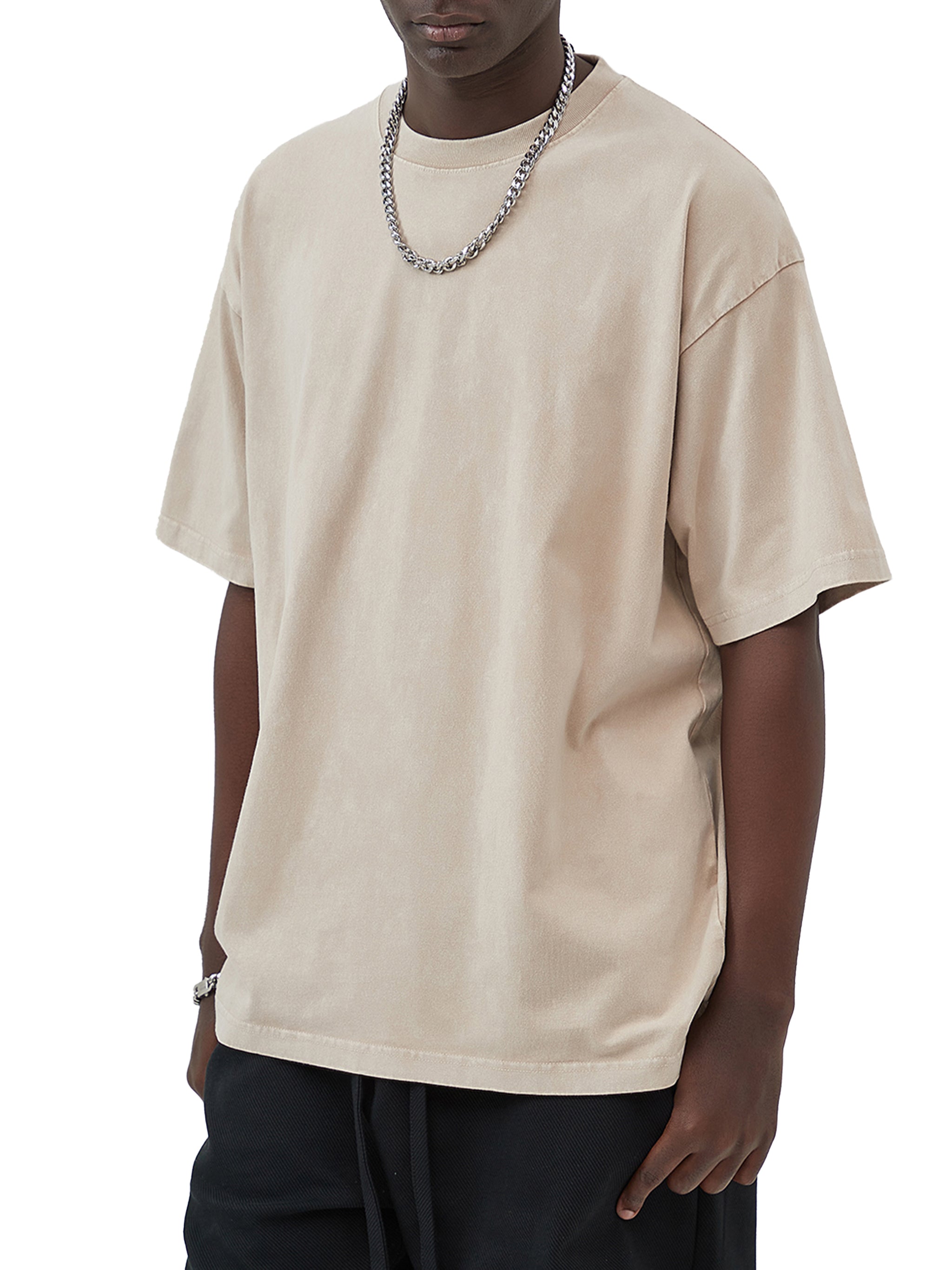 Baliveno Black Unisex Acid Wash Oversize T-Shirt - 250 GSM