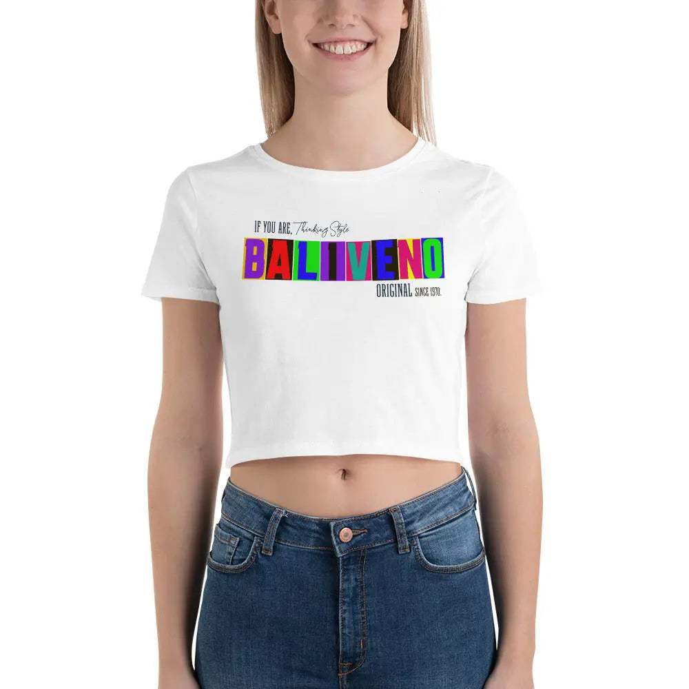 Baliveno Women’s Crop Tee, Baliveno Fashion, Cotton Tee, Womens Tee, CThe season's trendiest garment - the crop top. This top is tight-fitting but still incredibly comfortable, and it hits just above the navel.
• 52% combed ring-spuBALIVENO FASHION HOUSE LTDBaliveno Women’s Crop Tee, Baliveno Fashion, Cotton Tee, Womens Tee, Crop Top, Womens Crop Tshirt,BALIVENO FASHION HOUSE LTD