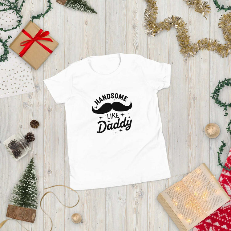 Handsome Like DaddyHandsome Like Daddy T-ShirtElevate your little one&