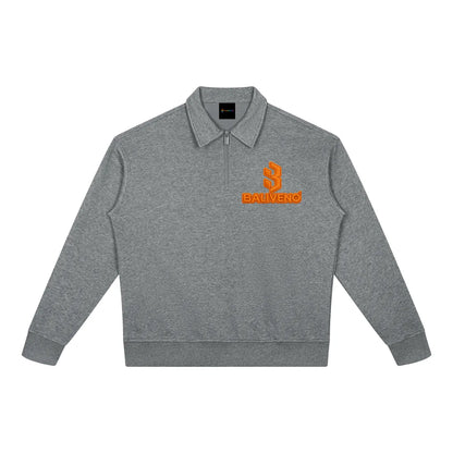 Baliveno Unisex Boxy Quarter-Zip Sweatshirt