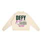 Essential Fleece Mock-Neck Crew Sweatshirt