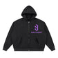 Unisex Sparkles Full Zip Boxy Hoodie