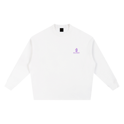 Knitted Round Neck Oversize Sweatshirt