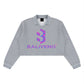 Women’s Crop Collared Sweatshirt