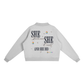 Essential Fleece Mock-Neck Crew Sweatshirt