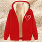 Plus-size Thermal Hoodie With A Hood