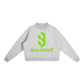 Baliveno Essential Fleece Mock Neck Crew Sweatshirt For Women
