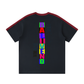 Baliveno Unisex Colorblock Striped T Shirt Cotton Blend