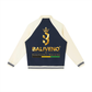 Baliveno Contrast Raglan Sleeve Baseball Jacket
