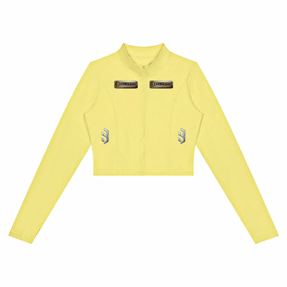 Baliveno Womens Crop Yoga Sports Jacket