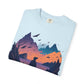 Adventure Landscape T-Shirt — "Know Yourself" Colorblock Back Print