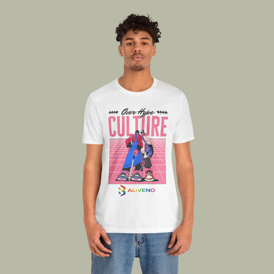 "Baliveno Over Hype Culture" Retro Streetwear T-Shirt