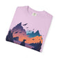Adventure Landscape T-Shirt — "Know Yourself" Colorblock Back Print