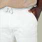 Embroidered Fleece Sweatpants — Coral Cozy Joggers