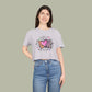 LOVE Heart Graffiti Crop Tee — Cute Love Graphic Top