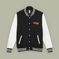 Paint Drip Letterman Jacket — Balveno Graphic Varsity Jacket
