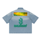 Baliveno Unisex Vintage Wash Boxy Short Denim Shirt