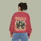 Beautifully Dangerous Graphic Sweatshirt - "BALI VENO" Front & Beautifully Dangerous Back Crewneck