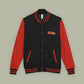 Paint Drip Letterman Jacket — Balveno Graphic Varsity Jacket