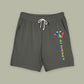 Baliveno Rainbow Fleece Sweat Shorts — Lightweight Garment-Dyed Lounge Shorts