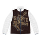 Puffer Jacket - Retro Skull Skateboarder Graphic