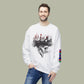 Baliveno Cityscape Crewneck Sweatshirt — Urban Gothic Graphic Pullover