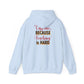 Teaching Is Hard Hoodie — "Caffeine, Because Teaching Is Hard" Cozy Teacher Pullover