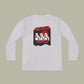 Youth Long Sleeve Tee — Retro Stormtrooper Squad Graphic