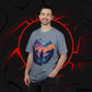 Adventure Landscape T-Shirt — "Know Yourself" Colorblock Back Print