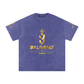 Baliveno Black Unisex Acid Wash Oversize T-Shirt - 250 GSM