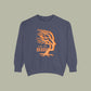 Law of Identity Sweatshirt — Abstract Orange Tree Face Graphic Crewneck