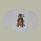 Baliveno Feathered Girl Crewneck Sweatshirt