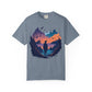 Adventure Landscape T-Shirt — "Know Yourself" Colorblock Back Print