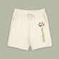 Baliveno Rainbow Fleece Sweat Shorts — Lightweight Garment-Dyed Lounge Shorts