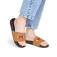 Baliveno Women’s Removable-Strap Slide Sandals — Casual Pool & Beach Footwear