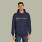 Baliveno Unisex College Hoodie — Dream big, work hard, and never give up!