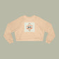 Cropped Pullover — "Keep Your Distance" Retro Graphic