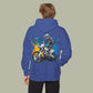 Hoodie — "Chase Dreams, Built" Motorcycle Graphic Pullover