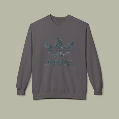 Crewneck Adidas Unisex Sweatshirt — Vintage Adidas Retro Graphic