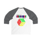 Baseball Tee — Colorful Tribal Predator Graphic & &