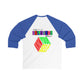 Baseball Tee — Colorful Tribal Predator Graphic & &