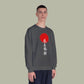Asian Brushstroke Crewneck Sweatshirt