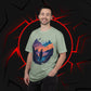 Adventure Landscape T-Shirt — "Know Yourself" Colorblock Back Print