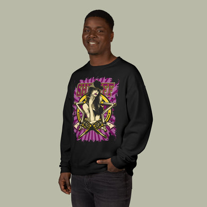 Graphic Lady Smoker Sweatshirt — &